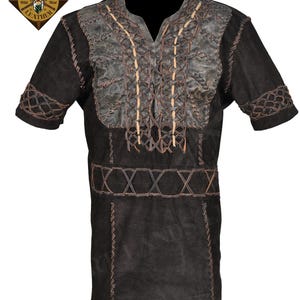 Ragnar Lothbrok Viking Leather Vest: Handmade Cosplay Armor