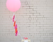 Balloon Tassels: Hot Pink