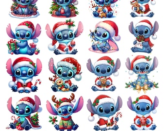 Pacchetto di punti natalizi PNG, disegno di punti natalizi PNG, clipart di punti trasparenti PNG, disegno di punti per feste di Natale, download immediato