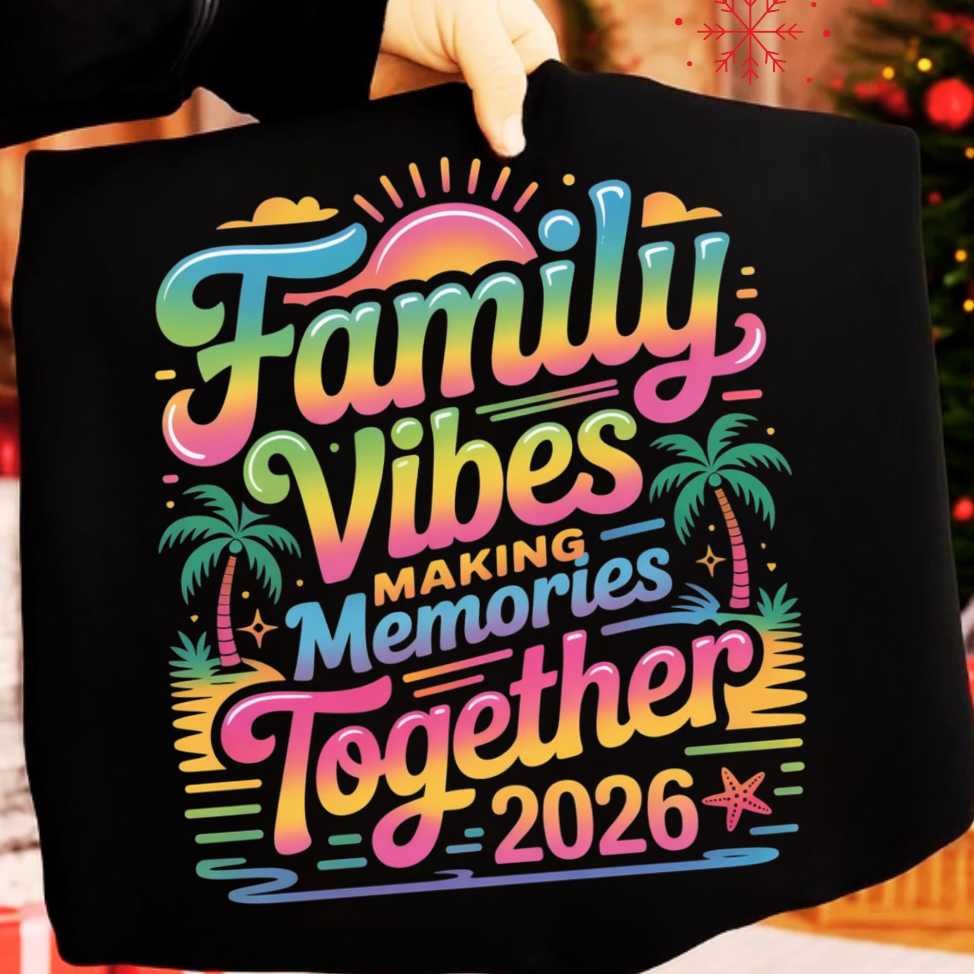 Family Vacation 2026 PNG Bundle,family Cruise 2026,beach Family Vibes ...