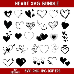 Herz geschnitten Datei, Herz Doodle geschnitten Datei, handgezeichnetes Herz Form, Herz Clipart, Valentinstag Herz Zeichen, Sofort Download, Liebe Zeichen, offenes Herz Zeichen