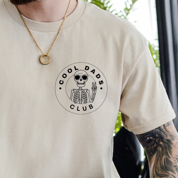 Present for Dad, Skeleton T-shirt for man, Cool Dad Top Jumper Gift for my dad gift for man, new dad present Funny present for Dad Husband