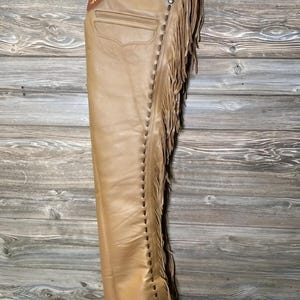 HandMade Cowboy Short Chinks Chap Leather Unisex Chap Cowgirl Pants Chaps Rodeo Style Ranch Equesterian Pants Gifts For Women, Gifts For Men