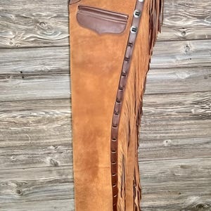 Hand Made Cowboy Chap Leather Chap Cowgirl Pants Long Rodeo Chap Style Ranch Wear Chap Equesterian Pant Wear Gift For Women,Gift For Men