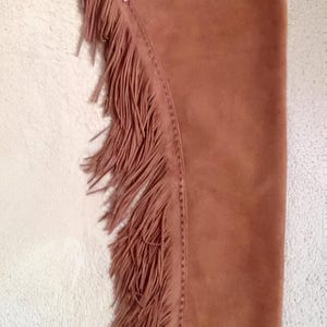 Hand Made Cowboy Chaps Leather Unisex Chap Cowgirl Pants Long Chap Rodeo Style Ranch Wear Equesterian Pants Wear Gift For Women,Gift For Men