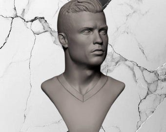 Buste van Cristiano Ronaldo, Voetballer Sculptuur