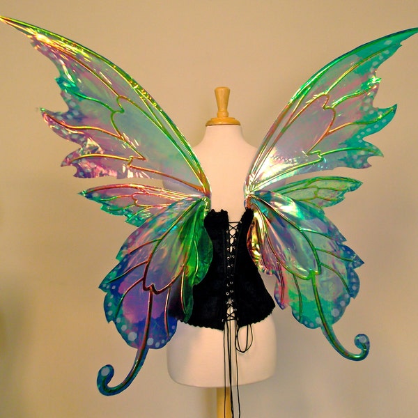 Delia 3 panel large fairy wings in your choice of colors