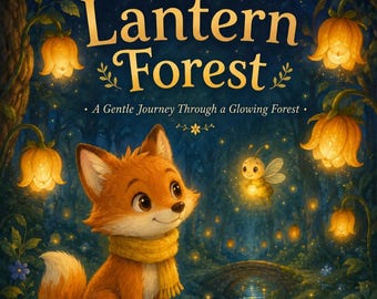 Luna en het Lantaarnbos, een verhaaltje voor het slapengaan voor kinderen van 4-7 jaar, een printbaar verhaalboek.