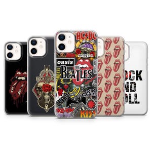 Rock and Roll Phone Case Punk The Beatles Design | Slim Cover | iPhone 16/15/14/13/12, Samsung S25/S24 Ultra/S23 FE/S22, Pixel 9 Pro/8