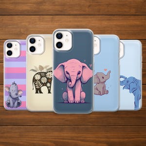 Elephant Phone Case African Wildlife Cover for iPhone 16/15/14/13/12, Samsung S25/S24 Ultra/S23 FE/S22, Pixel 9 Pro/8