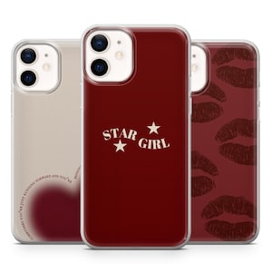 Coque de portable bordeaux pour iPhone 16Pro, 15, 14, 13, 12, Samsung S25, S24Ultra, S23FE, S22, A16, A55, Pixel 9Pro, 8