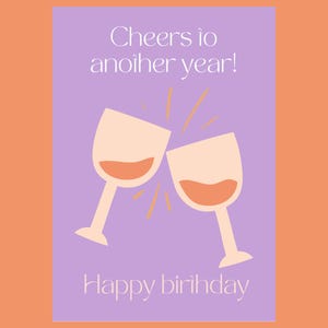 Birthday Card - Cheers
