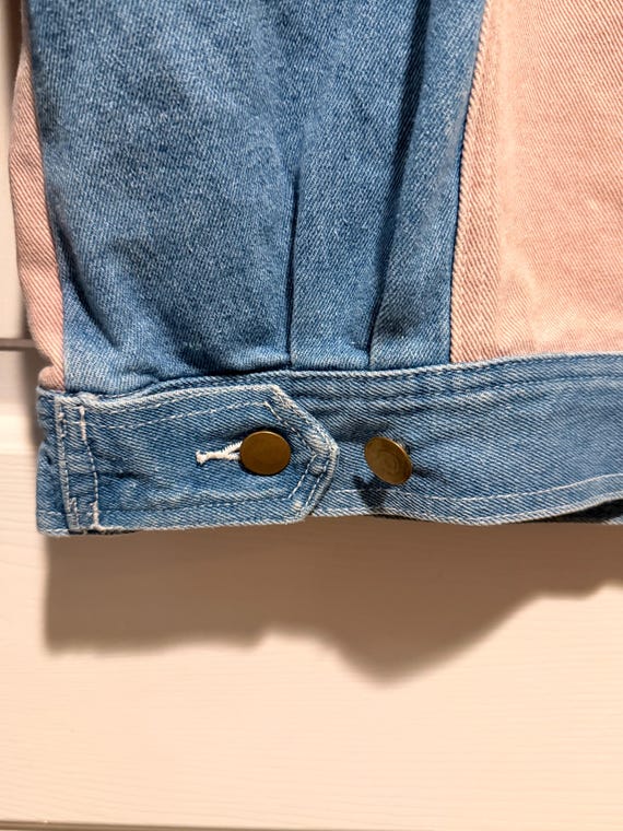 Vintage TOGETHER Patchwork Denim Jacket – 90s Y2K… - image 9