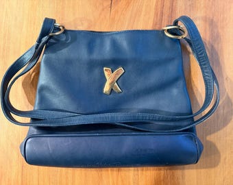 Paloma Picasso Blue Backpack with Gold Accent Paloma Picasso | Bags | Paloma Picasso Suede Leather  main image 3