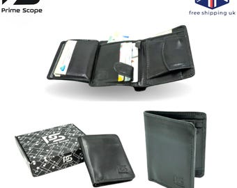 Handmade Genuine Leather Slim Minimalist Personalised Organiser for Essentials and Business Identification