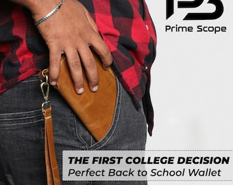 Leather Minimalist Wallet , Personalized, Handmade Groomsmen Gift Anniversary ,Travel wallet  Phone ,Badge Passport holder