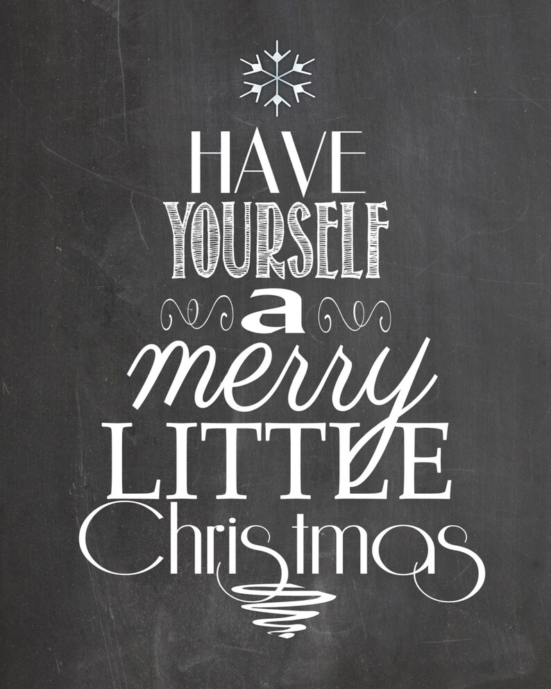 Christmas Chalkboard Poster Sign Yard Sign Instant Download Etsy