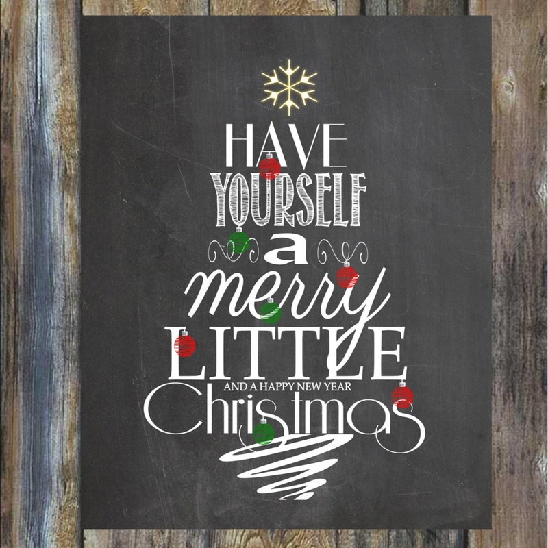 Christmas Chalkboard - Etsy