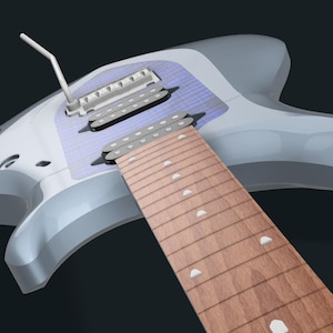 Bestes 3D-Modell inspiriert von Petrucci Majesty Guitar
