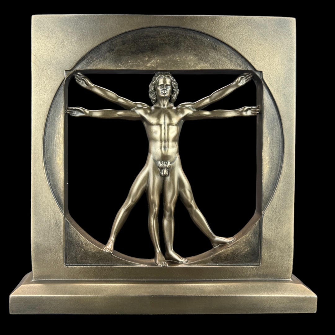 skulptur-figur-statuette-leonardo-da-vinci-vitruvianischer-mensch