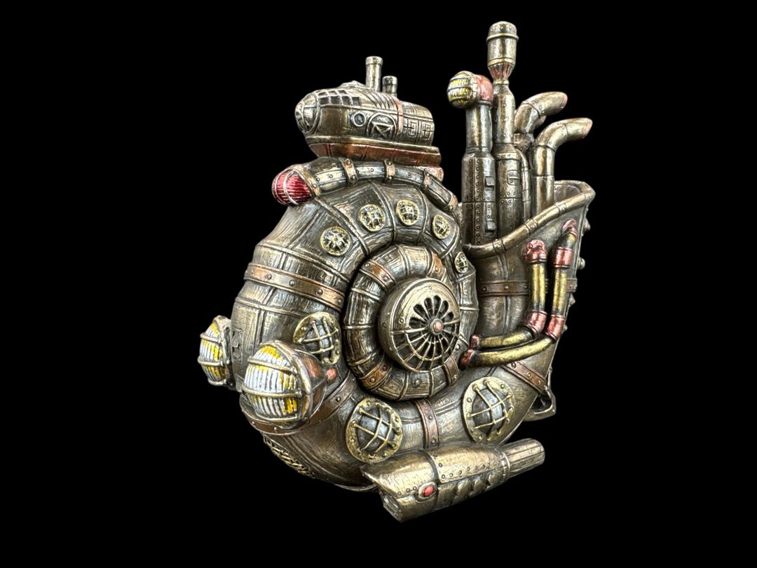 Sculpture Figurine Statuette Steampunk SNAIL BOX (WU77119A4) Gift - Etsy