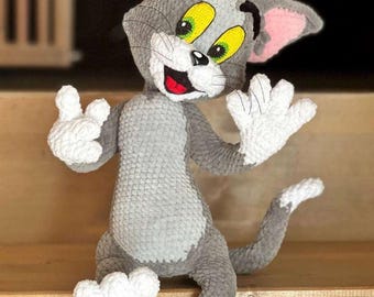 Tom Crochet Pattern, Amigurumi  Crochet Patterns, Crochet Pattern, Plushie Pattern Step-by-Step Instructions Crochet pattern