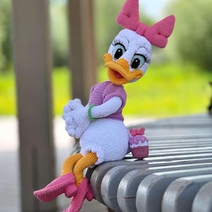 Amigurumi Duck Crochet Pattern – Cute Duckling Toy – PDF Tutorial – Easy Animal Plushie Pattern for Beginners