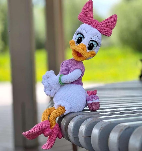 Amigurumi Duck Crochet Pattern – Cute Duckling Toy – PDF Tutorial – Easy Animal Plushie Pattern for Beginners