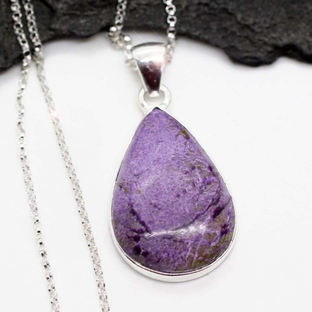 The Color Purple Purpurite Sterling Silver Necklace - Etsy