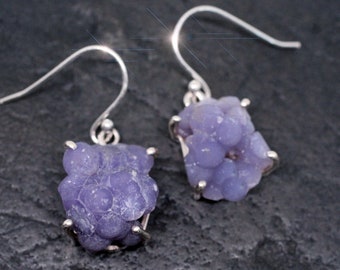 Stone Earrings Gold Natural Gemstone Dangle Earrings - 6mm - Foto 6