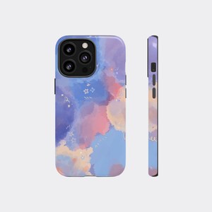 Colourful Watercolour Painting Phone Cases with Vibrant Artistic Design, Trendy Protective Cover iPhone 16 15 14 13 12 11 Samsung