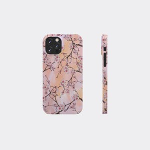 Cherry Blossom Slim Phone Cases – Elegant Floral Design, Spring Aesthetic, Nature-Inspired Gift for Her – iPhone 16, 15, 14, 13, 12, 11