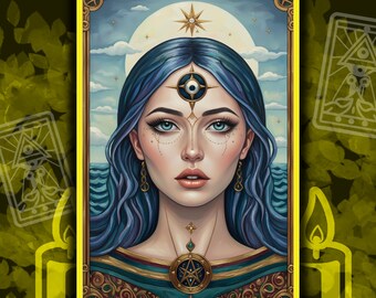 Printable Mystic Tarot 20 Pages Coloring Book Majestic Esoteric Designs PDF
