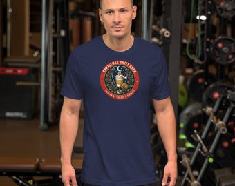 Weihnachts-T-Shirt für Nachtschicht-Krankenschwestern, Geschenk für Pflegekräfte, lustiges Kaffee-Shirt, Weihnachtsgeschenk für Mitarbeiter im Gesundheitswesen