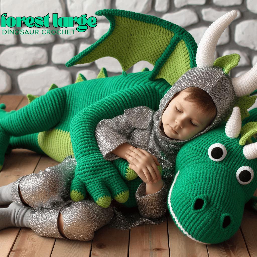 Forest Dragon Amigurumi Crochet Pattern – Fantasy Creature PDF Tutorial – DIY Plush Dragon – Instant Download Crochet Pattern