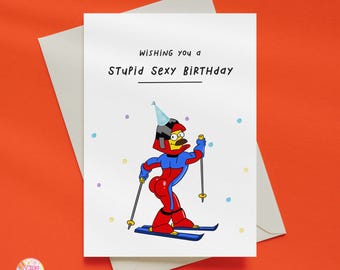 Lustige Gibsons Geburtstagskarte | Sexy Flandern | Ich wünsche Ihnen alles Gute zum Geburtstag
