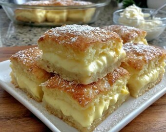 Sopapilla Cheesecake Bars | Best Ever Velvet Vanilla Silk Recipe | Gourmet Gold-Set Pastry | Printable Recipe Card PDF