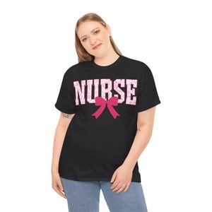 Floral Nurse PNG with Bow, Cute Nurse Valentine Sublimation Design, Pink Medical Clipart, Nurse Appreciation Printable for Cricut & Crafts