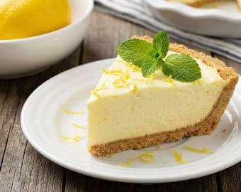 Zuckerfreies Zitronenkuchen-Rezept | No-Bake Keto Dessert (Digitaler Download)