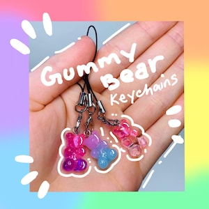 Mystery Gummy Bear Keychains