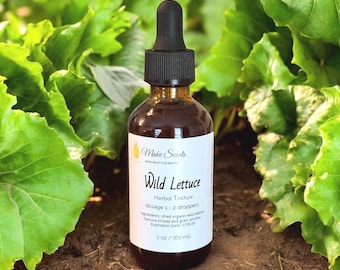 Wild Lettuce Tincture: Herbal Extract, Natural Wellness Support