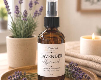 Organic Lavender Hydrosol | Herbal Floral Water | Face & Body Mist