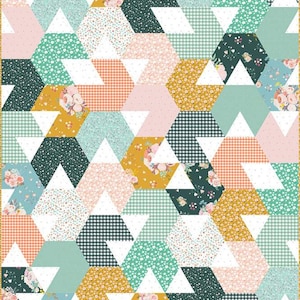 Hex is Gone Quilt by Allie Perry of Taren Studios