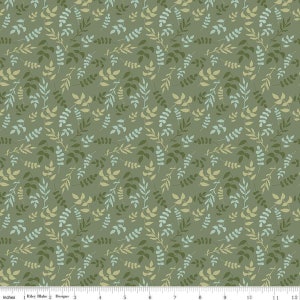 Wild & Free &quot;Leaves Olive&quot; by Gracey Larson for Riley Blake Designs