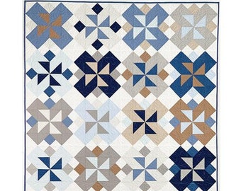 Rivermill Quilt Pattern by Running Stitch Quilts