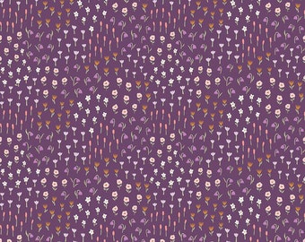Let It Bloom "Meadow Purple" by Little Forest Atelier for Riley Blake Designs