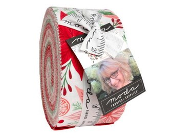 Merrily On High 40 Jelly Roll Strips 2.5" by Sweetfire Road for Moda