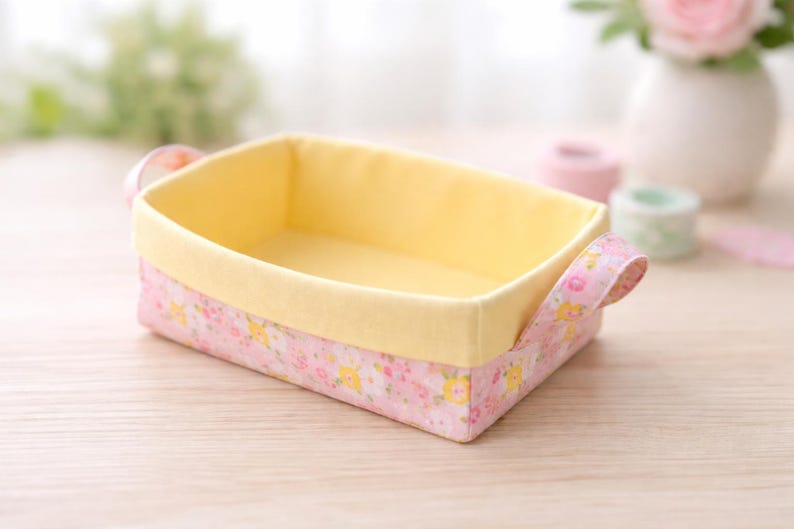 Fabric Storage Basket PDF Sewing Pattern | Easy DIY Organizer - Etsy