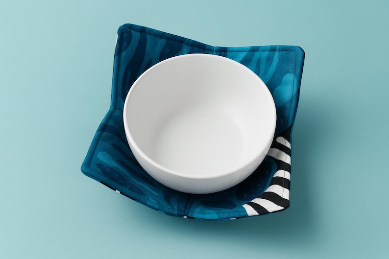 Quilted Bowl Cozy Sewing Pattern Bundle, Microwave Safe (PDF Download ...