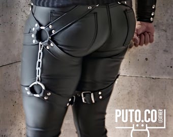 Puto.Co Leather — Alpha Double-Chain Harness